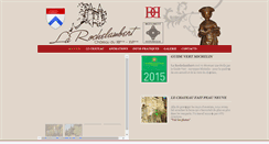Desktop Screenshot of chateau-de-la-rochelambert.com